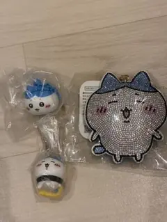 ハチワレ ガチャガチャ キーホルダー 3個セット