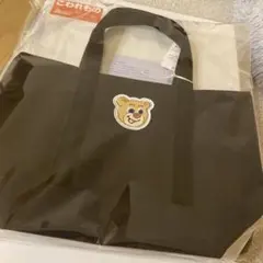 オールドテディ ワッペントートバッグ L ブラック ＋ラブラリーモクバ