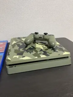 PS4 迷彩デザイン コントローラー付き