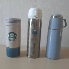 Starbucksステンレスボトル２個・Roccoステンレスボトルのサムネイル