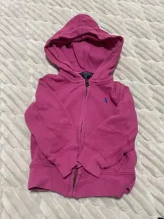 Polo Ralph Lauren ピンク フルジップパーカー 2/2T