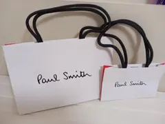 ポールスミス Paul Smith ショッパー 紙袋　2枚　赤　レッド