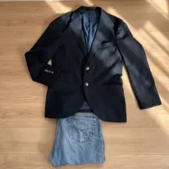 beams Heartネイビー テーラードジャケット 46
