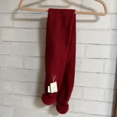 ノンちゃん様専用 ポンポン付きマフラー