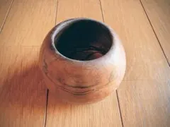 木製　球形　容器　花瓶　小物　アクセサリー　入れ物