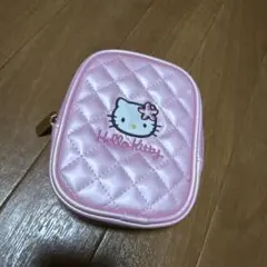 Hello Kitty キルティングポーチ ピンク