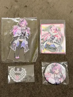 キュアキッス　アクリルスタンド+缶バッジセット+ステッカー