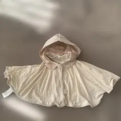 ディモワ 10mois ベビーポンチョ 10分丈 チェリー柄 春夏