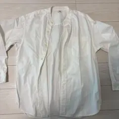 UNIQLO スタンドカラーシャツ ホワイト M