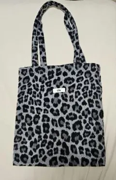 Uhr × Spick & Span 別注 レオパード トートバッグ グレー