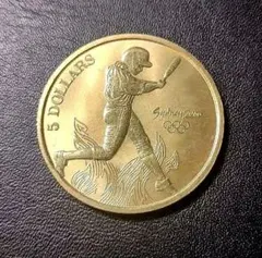 シドニーオリンピック 2000年 5ドル記念硬貨 . オーストラリア - メルカリ