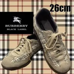 ★コメ欄❗️■BURBERRY スエード ノバチェック キルティング スニーカーのサムネイル
