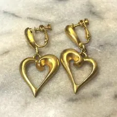 Vintage★ハートのイヤリング