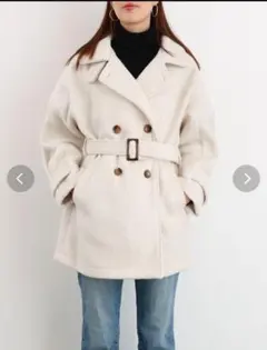 MURUA_ブークレスタンドカラーコート