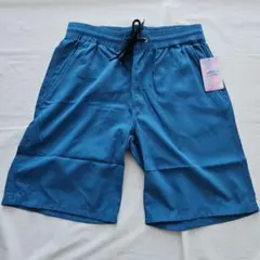 サーフパンツ メンズ 水着 水陸両用 海パン スイムウェア ブルー 青 M