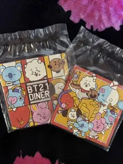 bt21 ラバーコースターセット