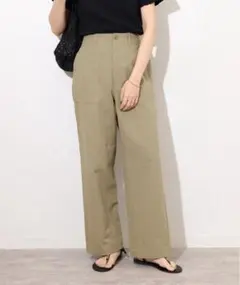 コットンリネンツイルベイカーパンツ　ジャーナルスタンダードレリューム　38