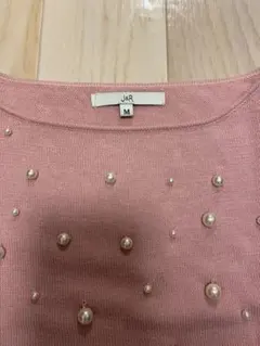 J&R♡春夏♡パール付きニット♡ピンクのサムネイル