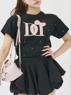 Hello DarichキルティングアップリケビジューTシャツ - メルカリ