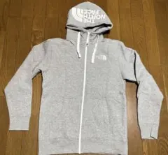 ノースフェイス　スウェットパーカー　グレー
