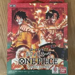 ONE PIECE ルフィ&エース スタートデッキ ボーナスパック付き - メルカリ