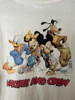 ディズニー ヴィンテージ ミッキー アンド クルー Tシャツ Lサイズ 90s