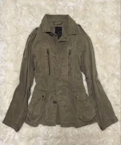 ミリタリージャケット ダメージ grunge 平成ギャル archive 00s archive y2k 平成 ギャル ミリタリー シャツ ジャケット - メルカリ