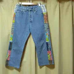 リメイク⭐古着 デニムパンツ