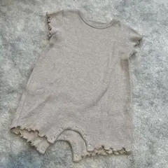 ミント様専用　ワッフルロンパース 6M
