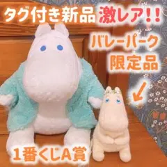 激レア‼︎バレーパーク限定ムーミン&A賞ぬいぐるみセット