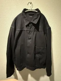 25ss COMOLI デニムジャケット ブラック サイズ4