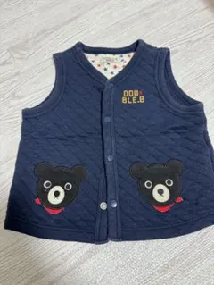 DOUBLE.B ベビーベスト M ネイビー