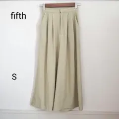 G*☆様 ★fifth フィフス ワイドパンツ ライトグリーン 無地 シンプル