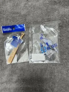 横浜DeNAベイスターズ 中川颯 アクリルキーホルダー 2種セット