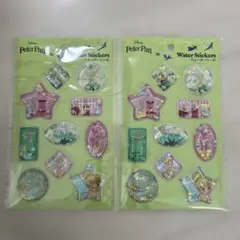 【新品未開封】ピーターパン ティンカーベル　ウォーターシール 2セット