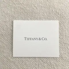 Tiffany & Co. ティファニー 購入カード　販売カード　購入証明書