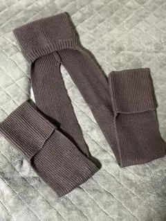 キャットイヤーニットキャップ　マフラー　converse