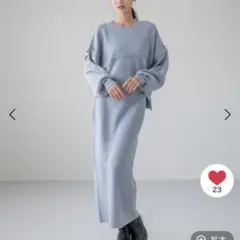 LOWRYS FARM メローニット　スカート