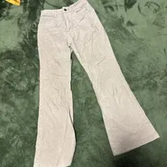 GU ベージュ コーデュロイズボン　S