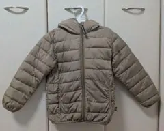 ​中綿ジャケット 110cm ベージュ フード付き ブルゾン 男の子 女の子