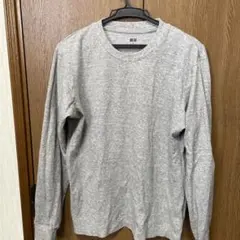 UNIQLO 長袖カットソーMサイズ グレー