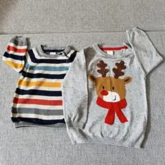 【H&M ベビー　セーター　2点セット　サイズ70〜80】