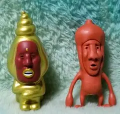 こびとづかん【フィギュア】【消しゴム？】タカラコガネ&シボリオオチチ