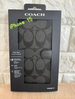 iPhone 15 COACH 手帳型ケース