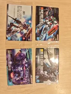 ガンプラ パッケージアートグミ　4枚セット