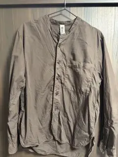 MHL. 長袖シャツ バンドカラー ブラウンのサムネイル