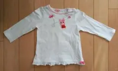 ミキハウス　ホットビスケッツ　Tシャツ　長袖　トップス　サイズ90