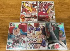ラウンドワンコラボ ワンピースカードゲーム 麦わらの一味 5枚セット