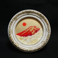 開運風水アート☆ダイヤモンド金富士絵画 富・繁栄・成功運アップ A4