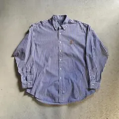 90’s RALPH LAUREN BD STRIPE SHIRT ラルフ